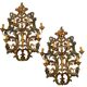 Large Italian Wooden Sconces 1950’s