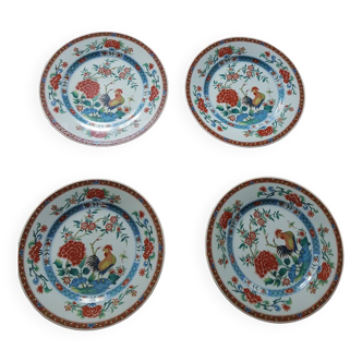 4 assiettes en porcelaine Théodore Haviland