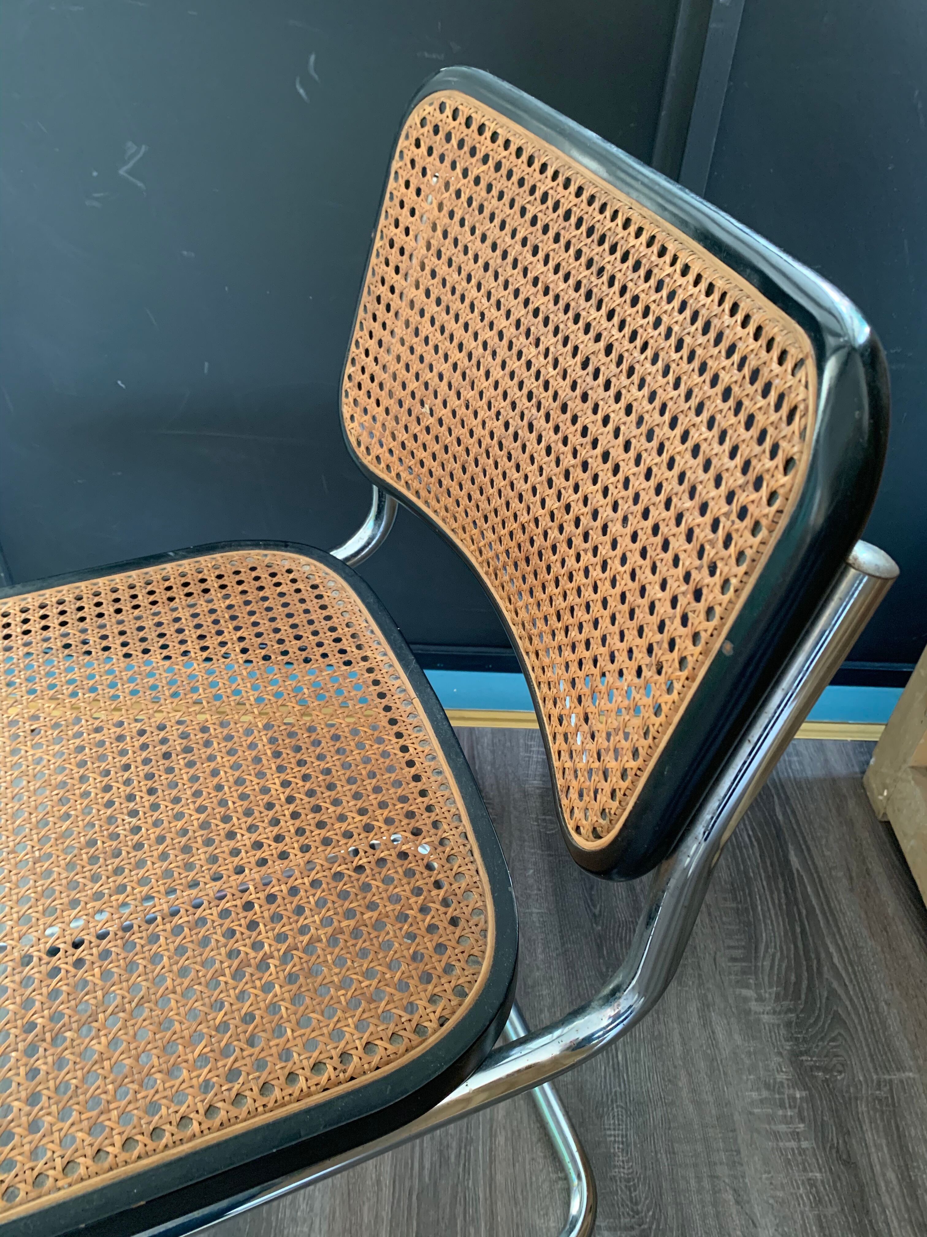 Breuer chair cannée