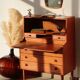 Secrétaire scandinave en teck - MSE Mobler 1960