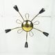 1950s sputnik spider CEILING LAMP brass stilnovo ära mid century