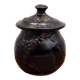 Signed ceramic covered pot