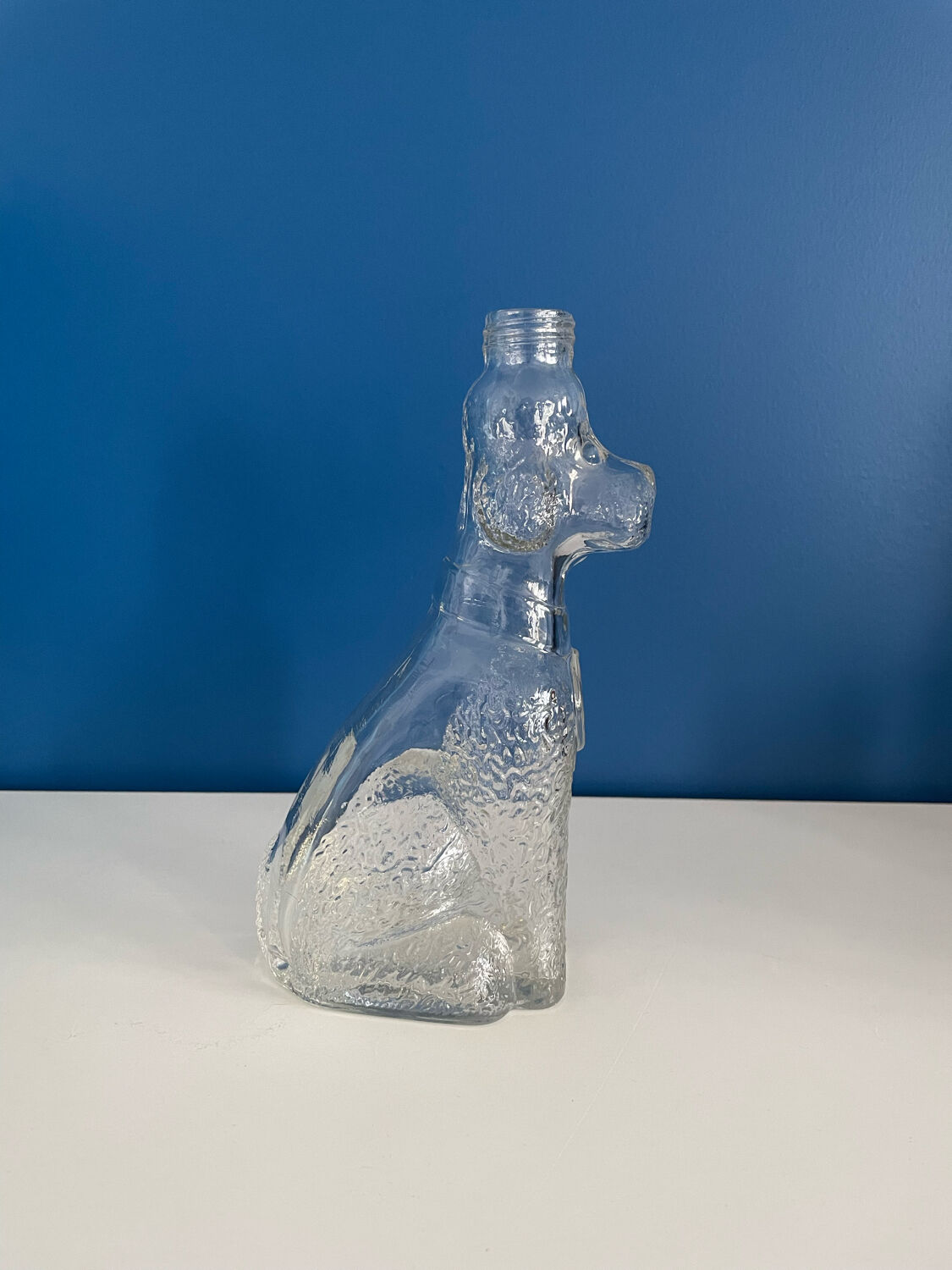 Vintage poodle carafe bottle