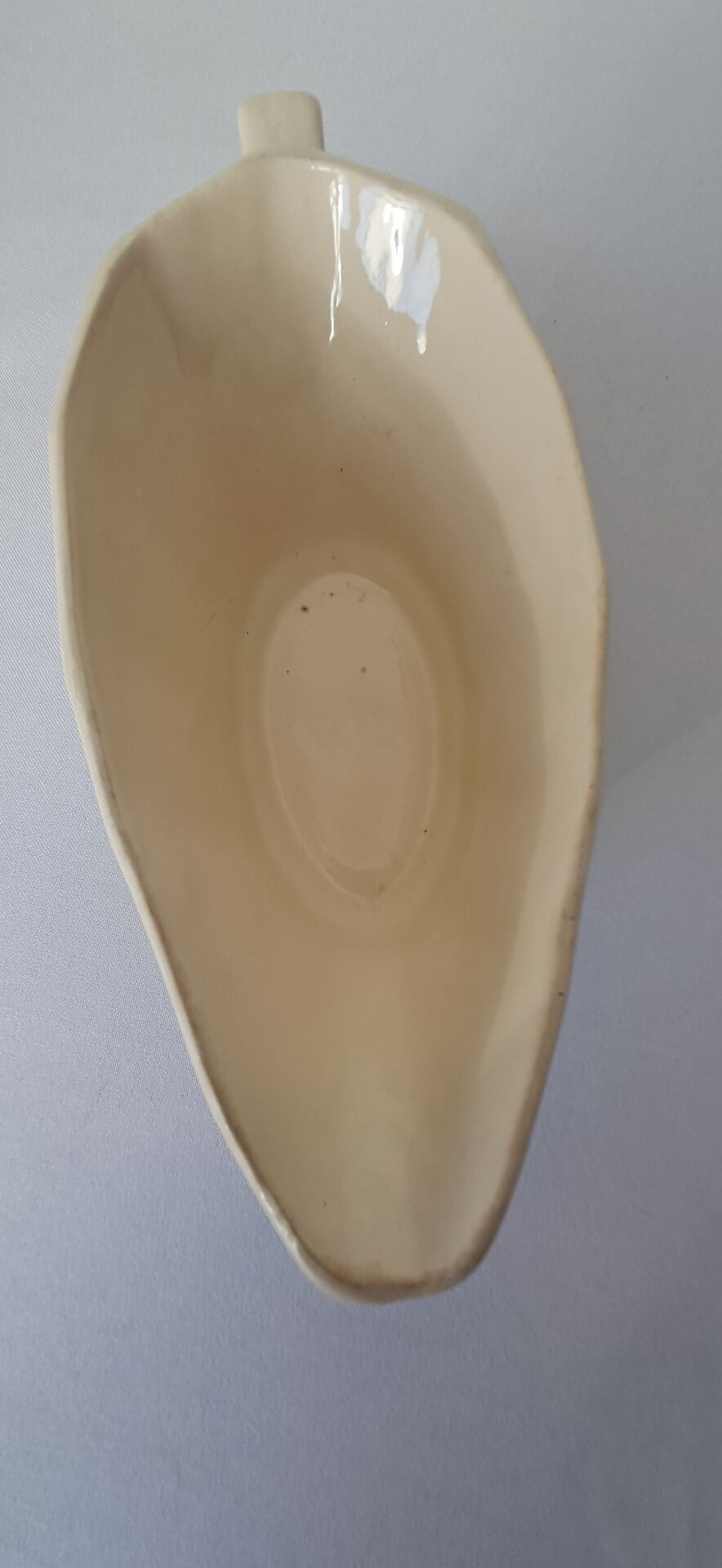 Bayeux model sauce boat from Digoin Sarreguemines. Vintage.