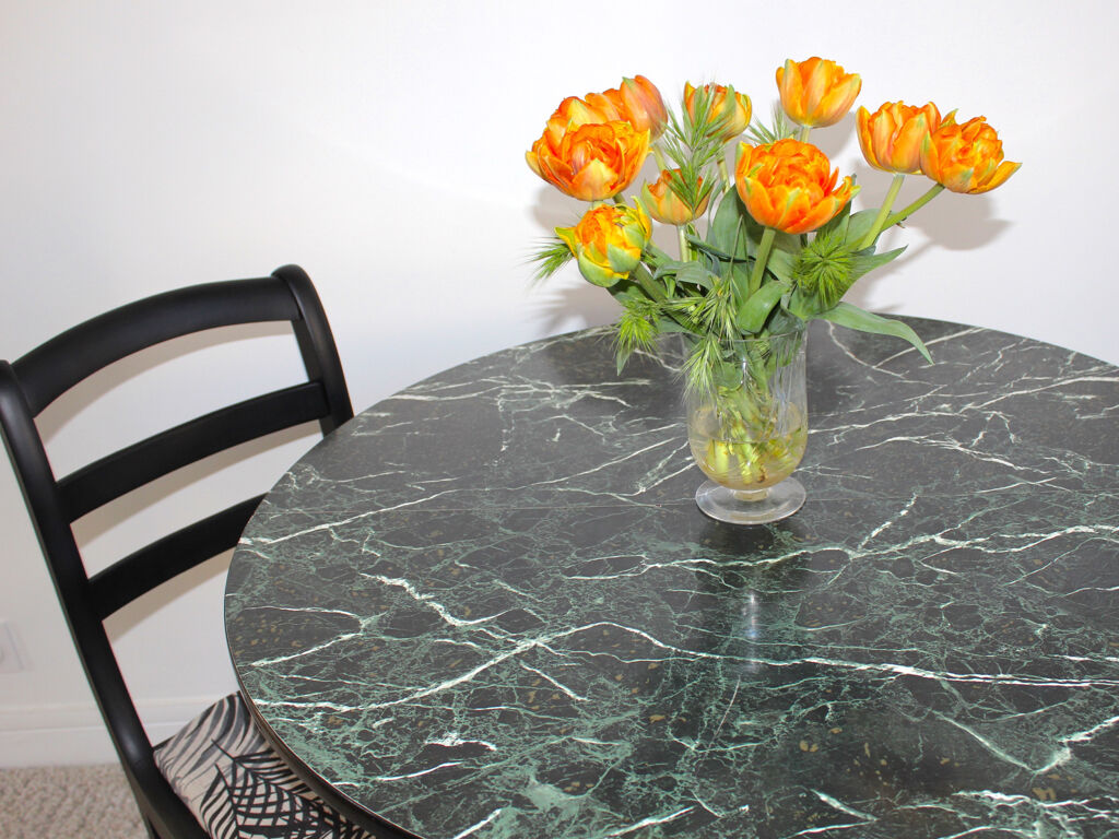 Formica table marble