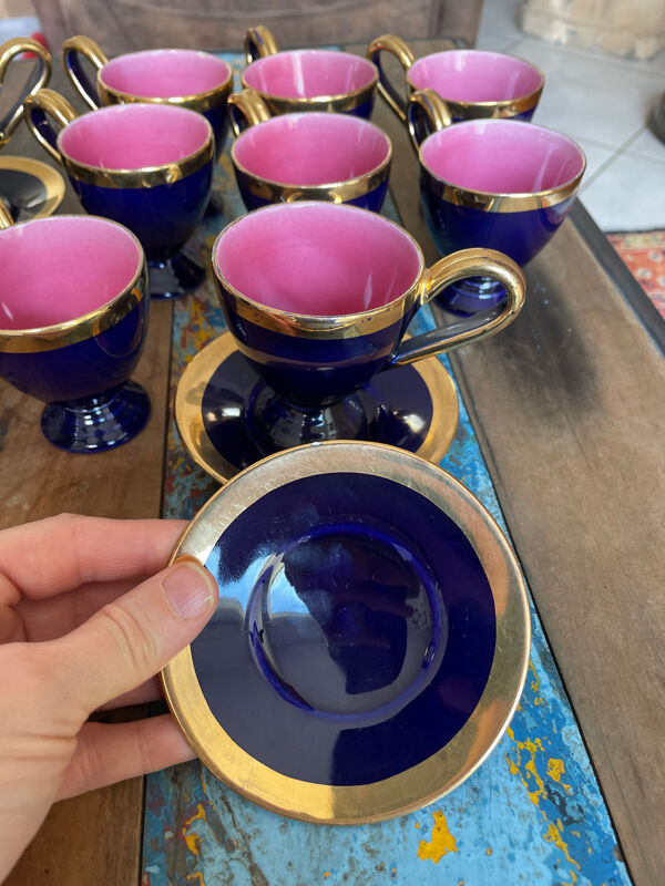 Service à café Monica Céram Vallauris