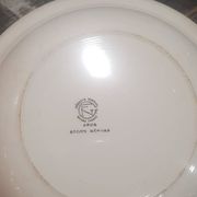 Flat hollow earthenware New Givors model 8008