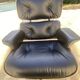 Fauteuil et Ottoman Charles Eames noir, Herman Miller, 2010