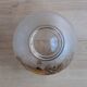 Frosted Glass Ball Vase with Golden Botanical Decoration — Signed Adat — Circa 1950