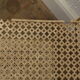 Vintage perforated metal shelf