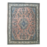 Salmon & Blue Classic Persian Rug, 318x410Cm