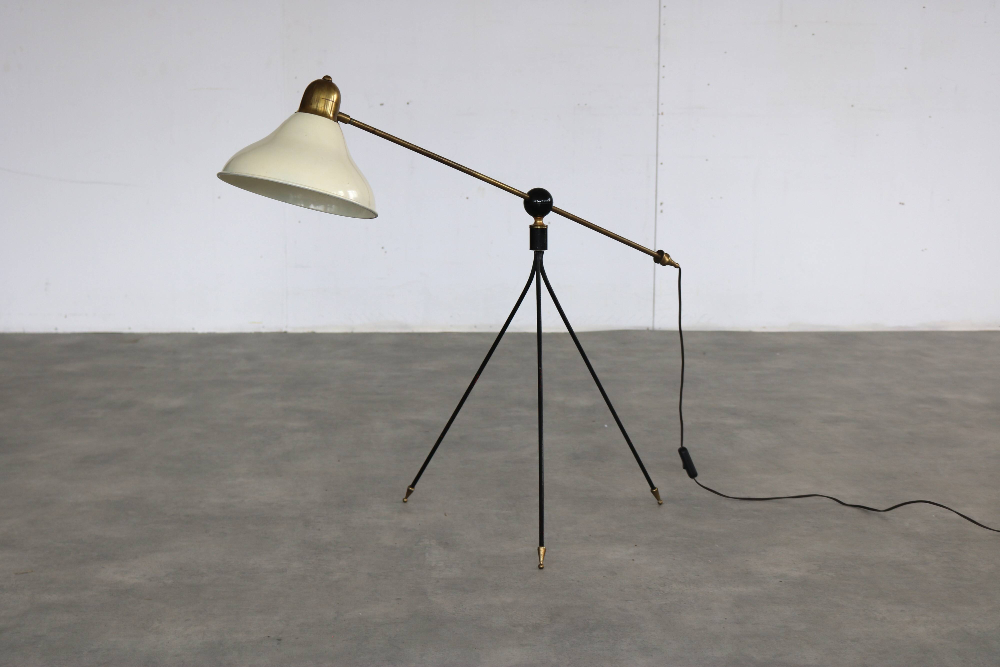 vintage floor lamp | lamp | brass | 1960s