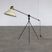 lampe de sol vintage | lampe | laiton | années 1960