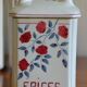Lot of 6 porcelain spice jar
