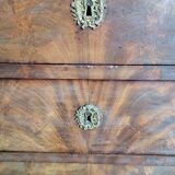 Empire chest of 4 drawers in mahogany from the 19th century