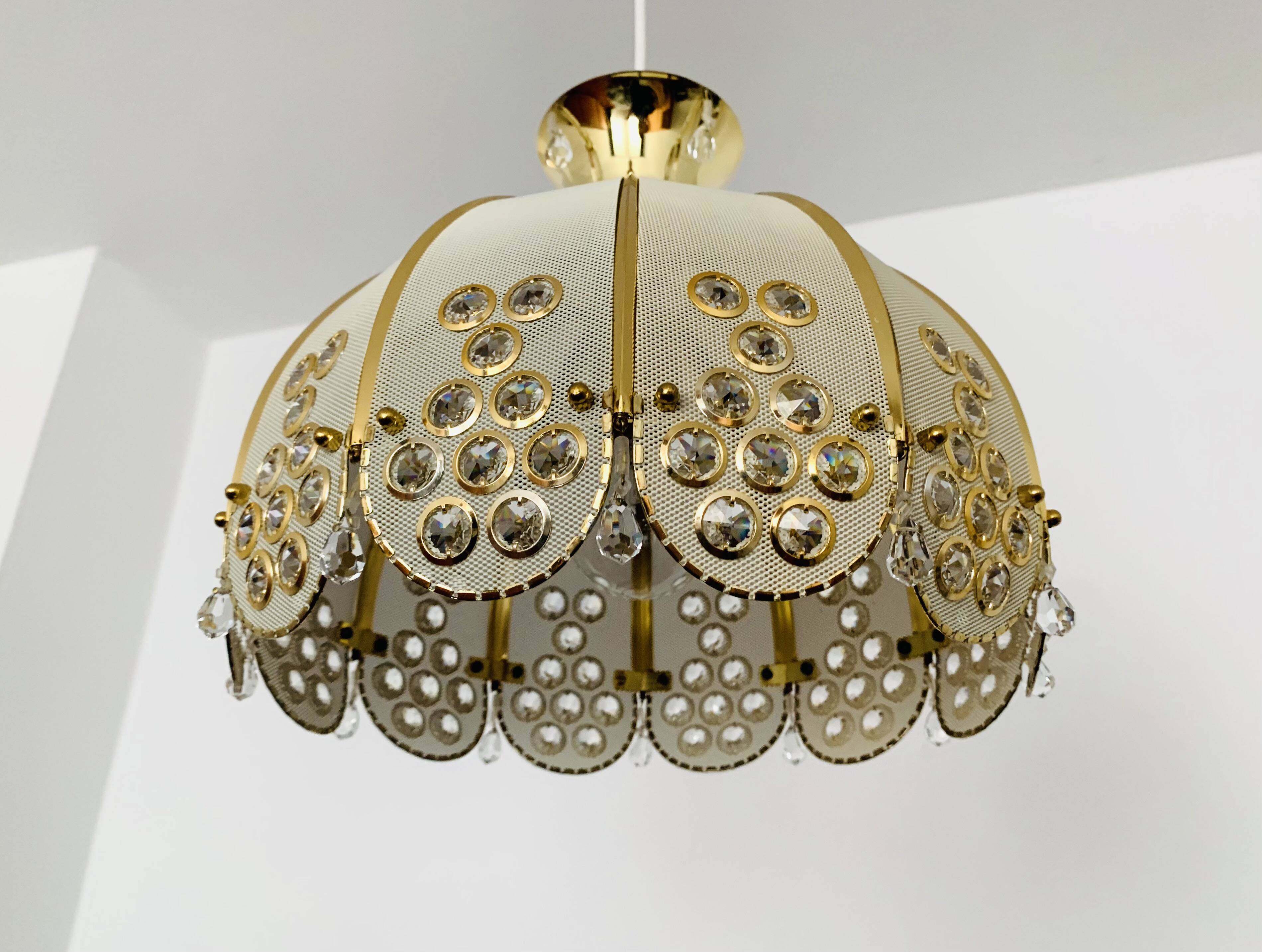 Suspension en verre cristal