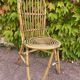 Série de 4 chaises en rotin des années 60