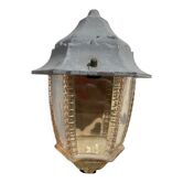 Lanterne applique vintage italienne grise
