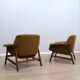 Pair 849 armchairs Gianfranco Frattini for Cassina Meda 1950s