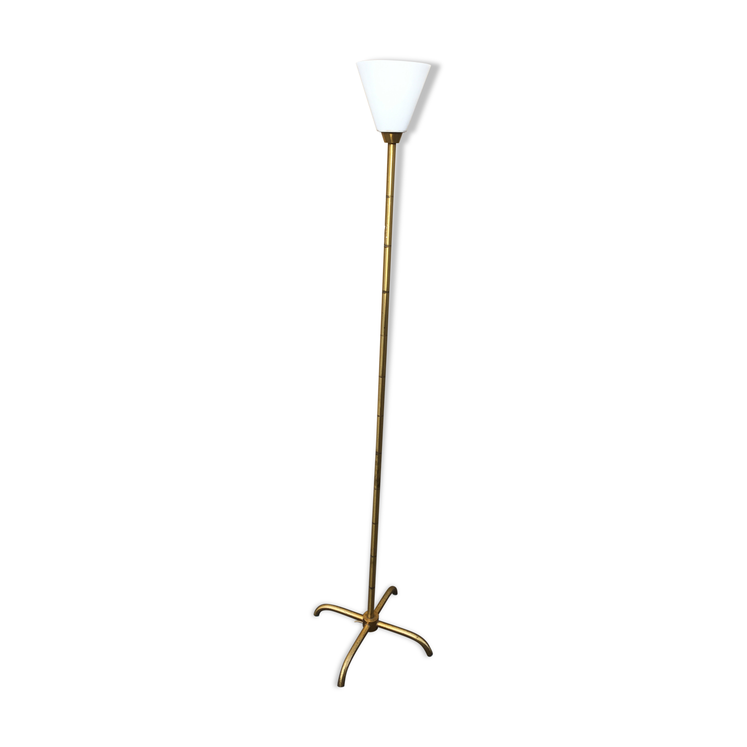 Brass lamppost
