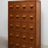 Vintage workshop cabinet with drawers