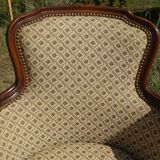 Bergère armchairs, 1950s, set of 2