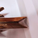 Sun mirror and witch's eye in gilded wood