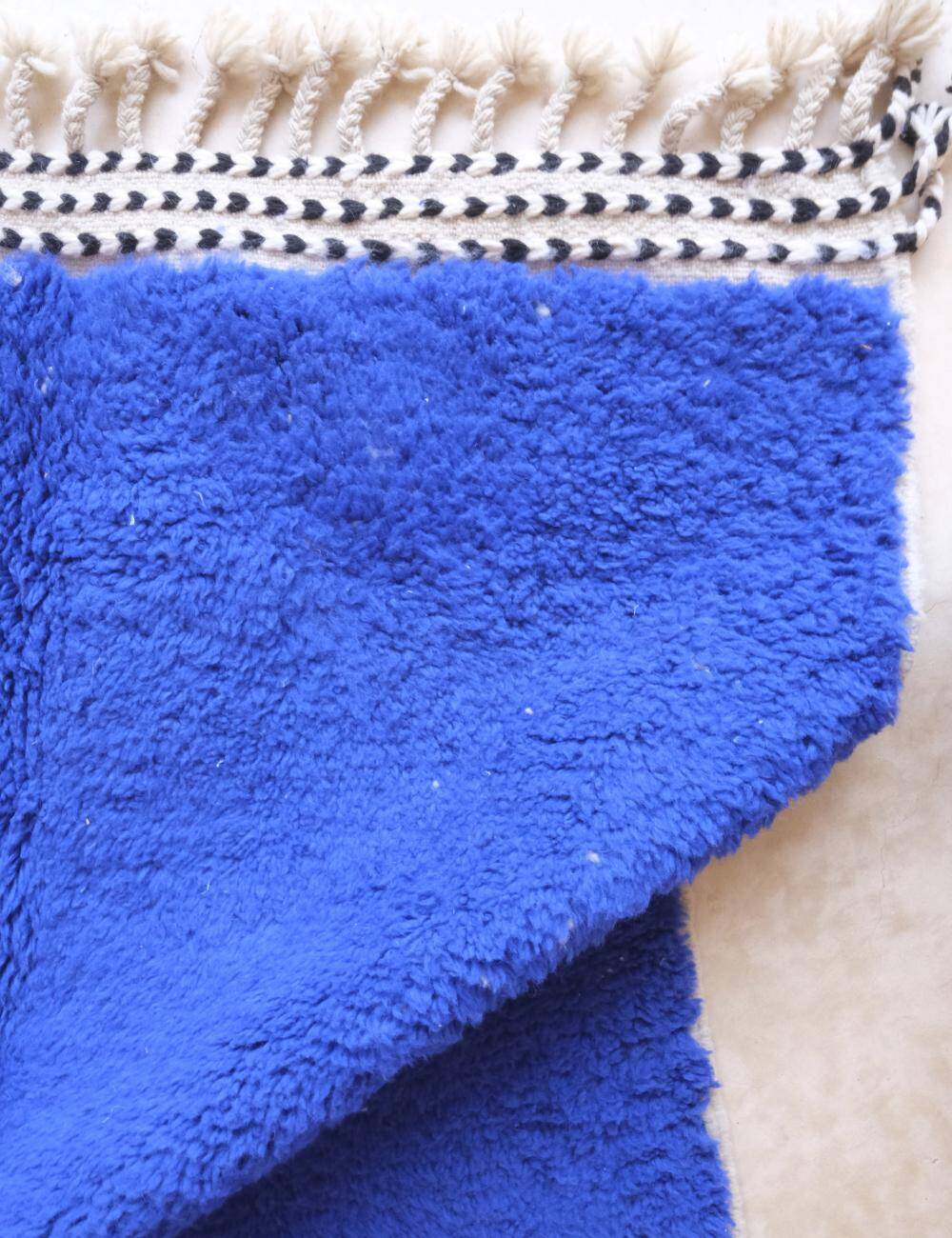 Tapis Moderne Bleu et rose - 238 x 133 cm
