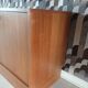 Large modular vintage sideboard in wood – 1960s/70s – 248 cm