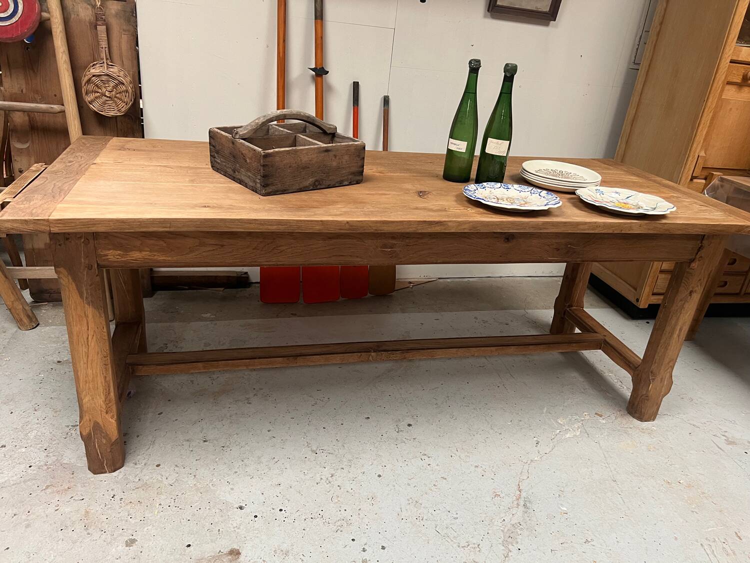 Ancienne table de ferme en chêne