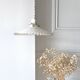 Suspension in white opaline