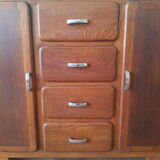 Vintage oak bottom mado sideboard