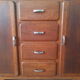 Buffet mado bas en chêne vintage