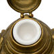 Encrier Art nouveau bronze doré vintage ancien