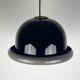 Vintage Italian black Murano pendant light, 1960s.