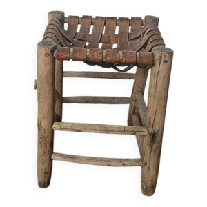 siege africain cuir et