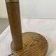 Old desk lamp design HILLEBRAND year 70 brass wood