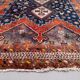 Vintage tribal rug 170x240 cm, wool oriental handmade rug large 2553
