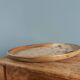Pie or cake dish in Puisaye stoneware signed Jean-Pierre Prud'homme