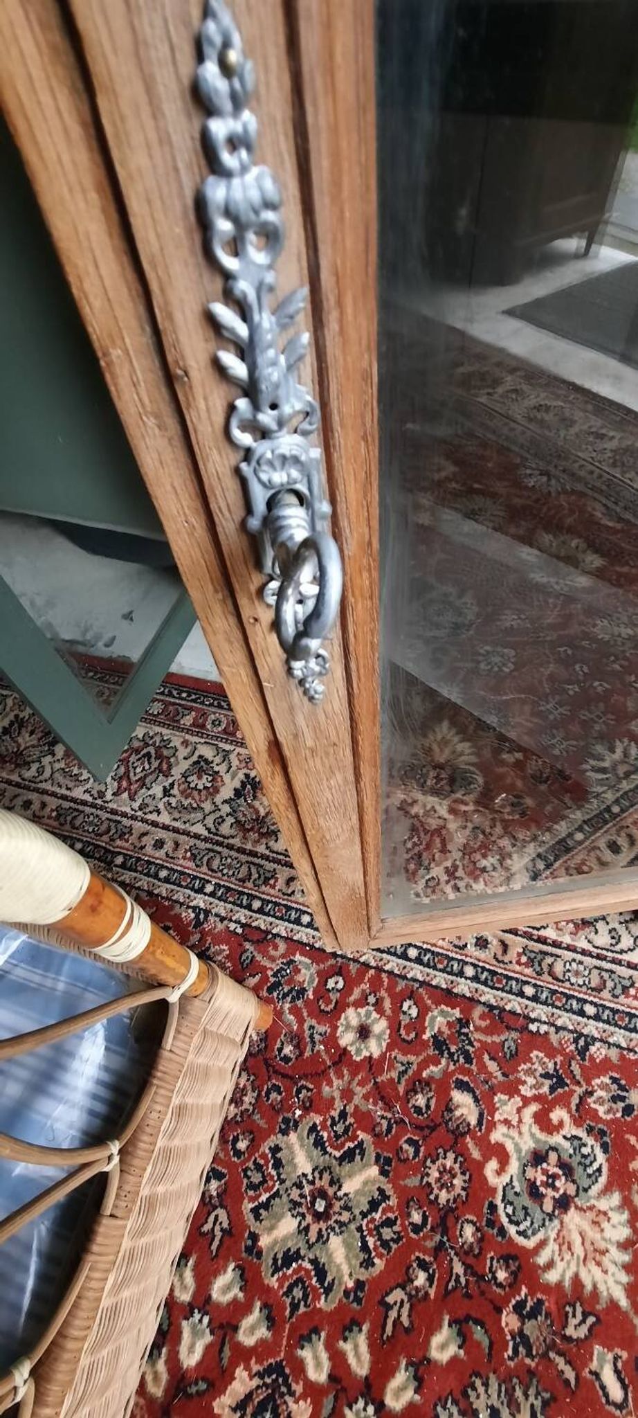 Painted display cabinet