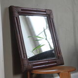 Rattan mirror 52 x 48 cm