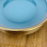 Vintage cracked golden ceramic box