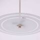 Czech Bauhaus Pendant in Chrome-Plated Steel and Milk Glass, 1930s