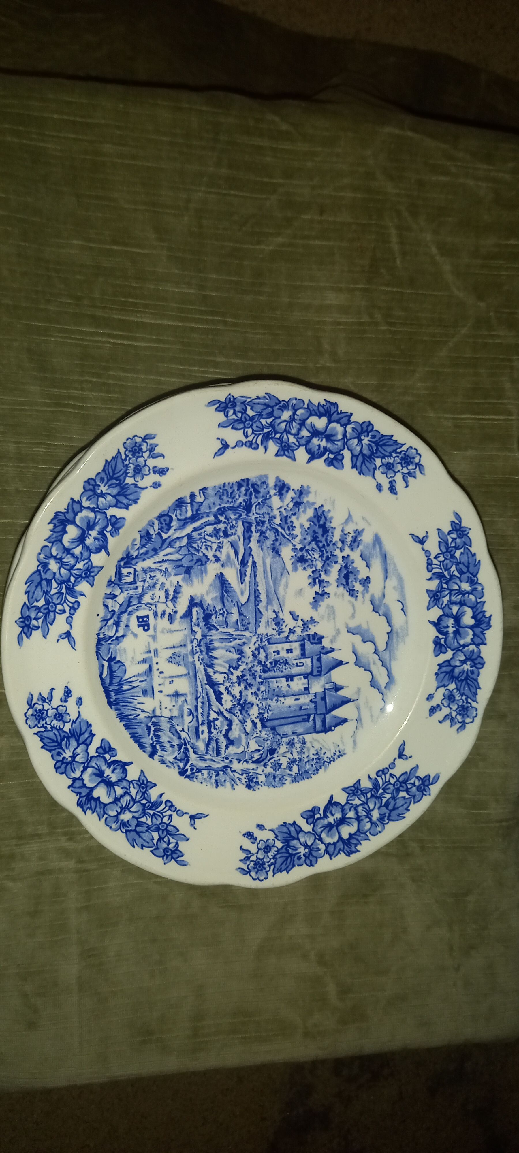 Vintage porcelain plate