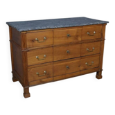 Commode de propriété en merisier, époque Louis XVI – fin XVIIIe