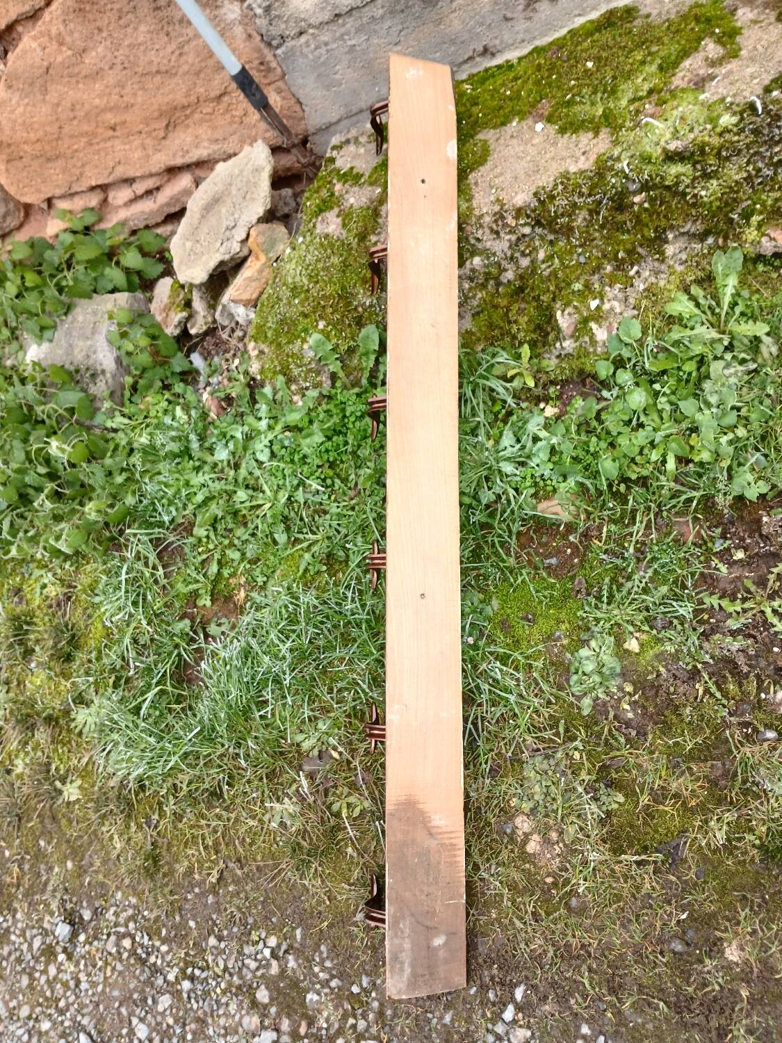 Antique wall coat rack