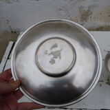 Old Gombault silver-plated cut and plate