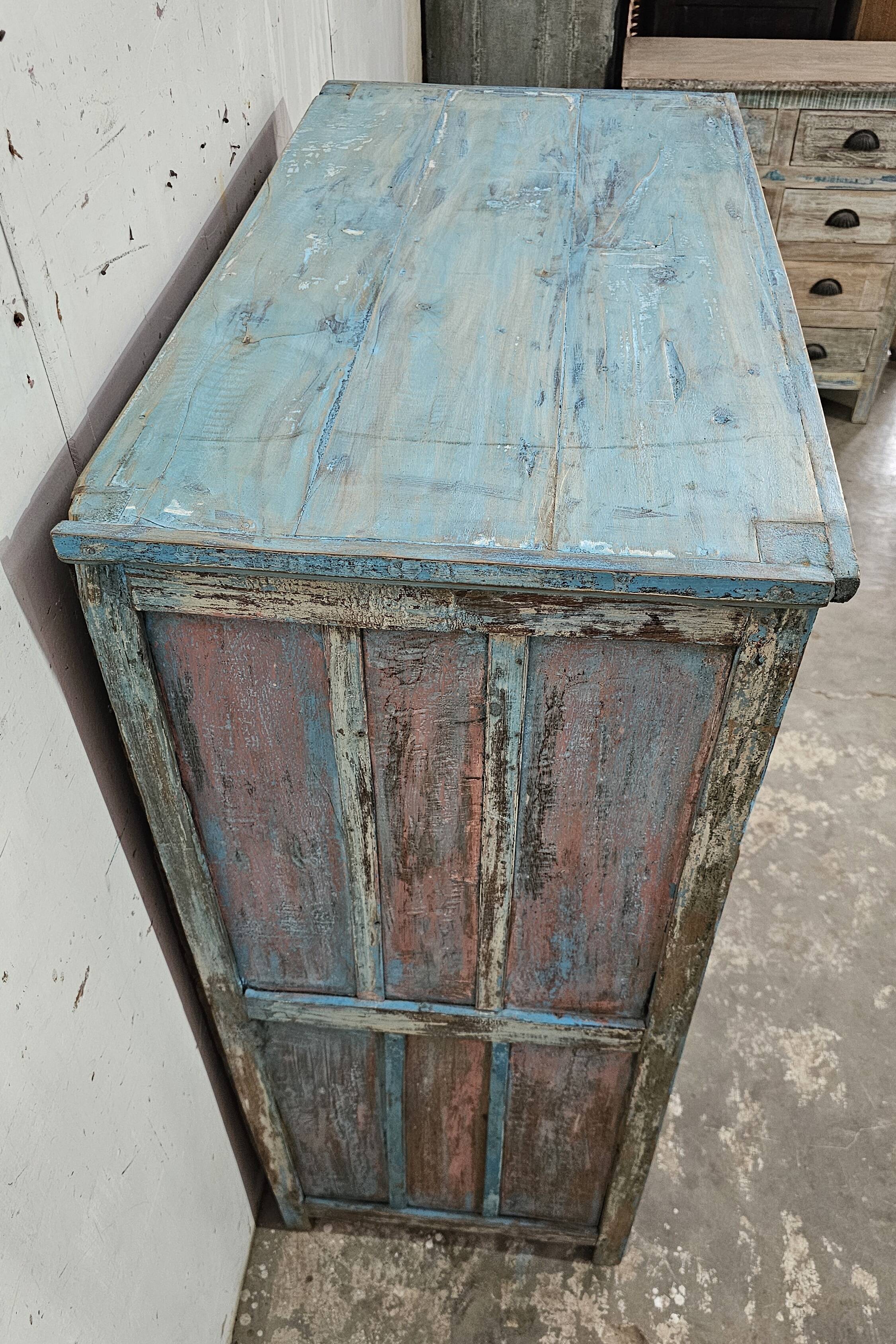 Antique teak sideboard from Burma