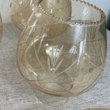 Smoked glass globes