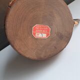 Wooden and copper jug